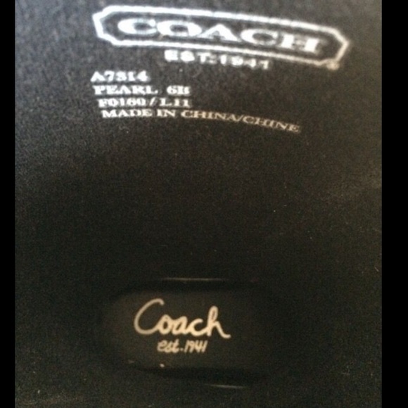 Coach rain boots - Picture 4 of 4